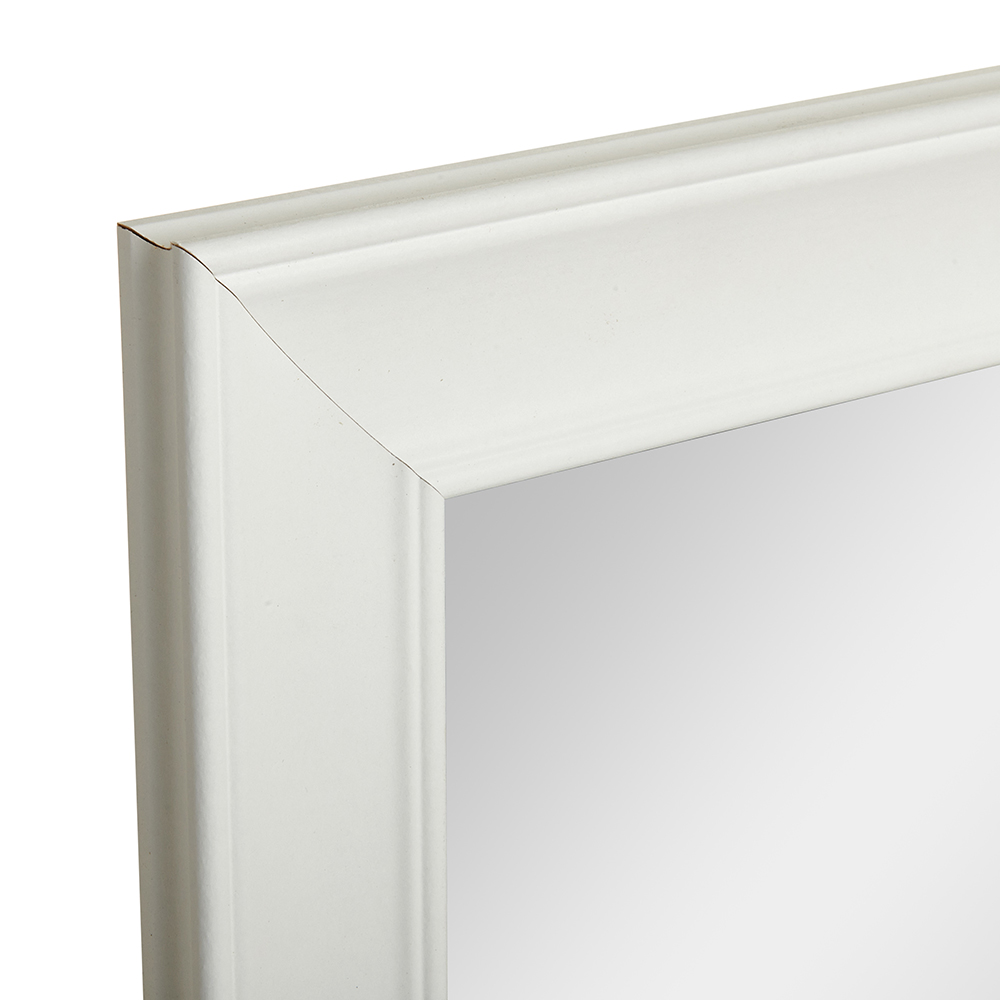 Wilko White Mantle Mirror 86 x 60cm Image 3