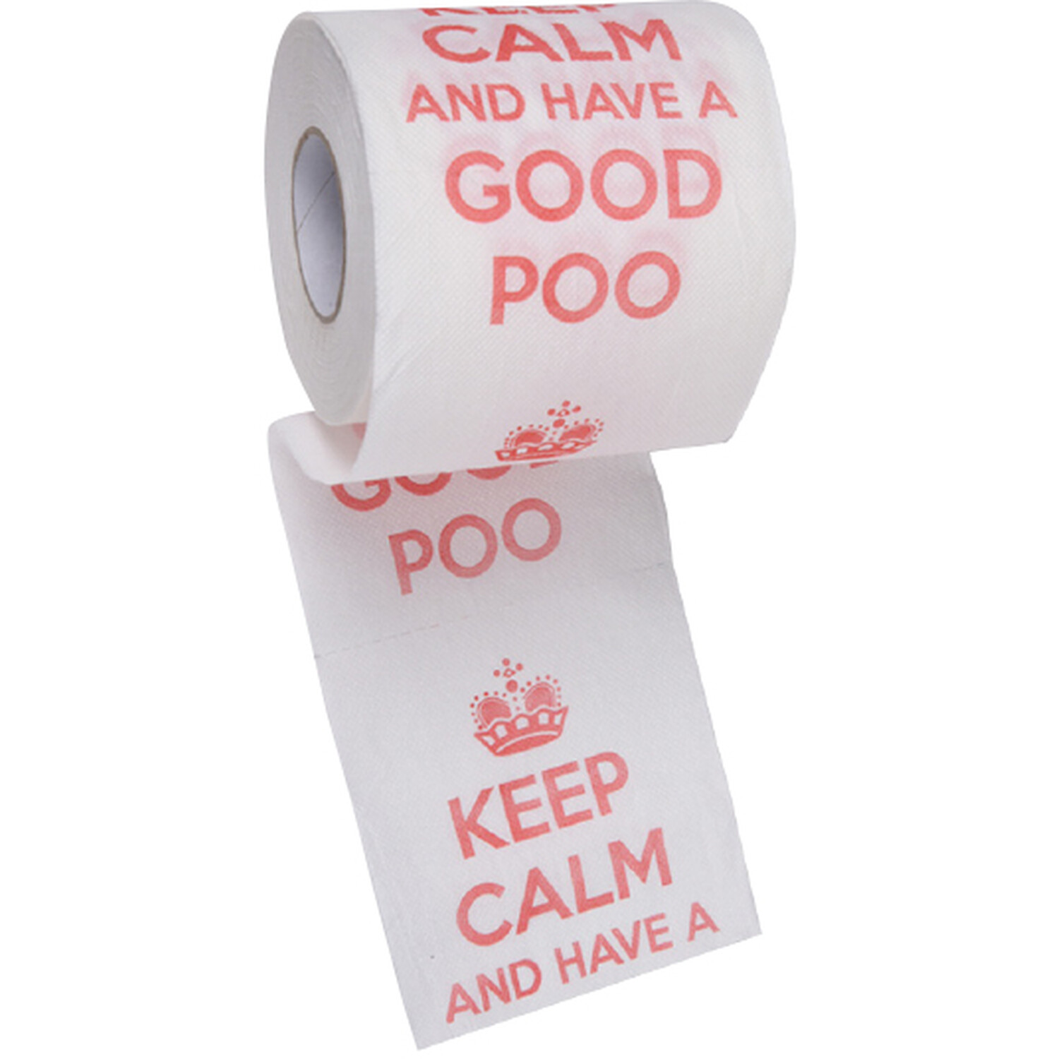 Keep Calm and Have a Good Poo Paper - White Image