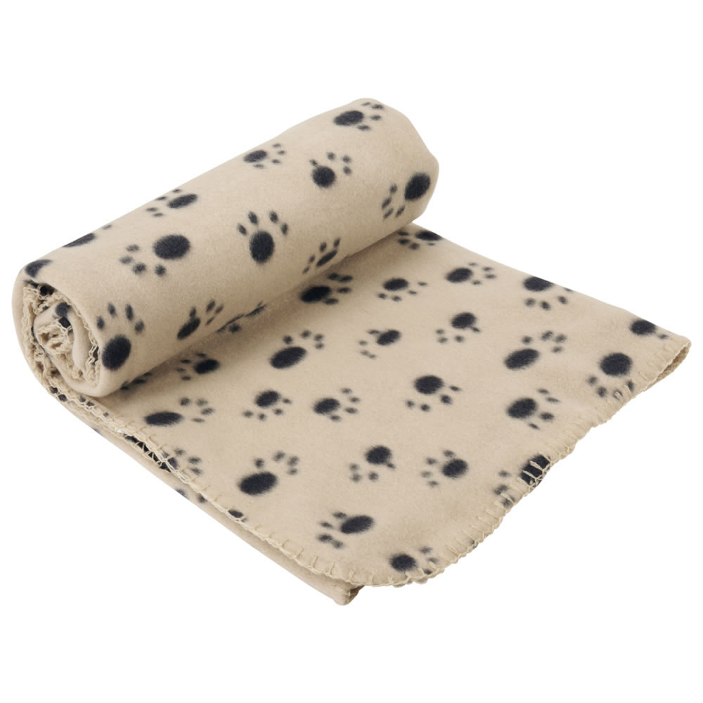 Bunty Extra Large Cream Soft Fleece Pet Blanket Image 1