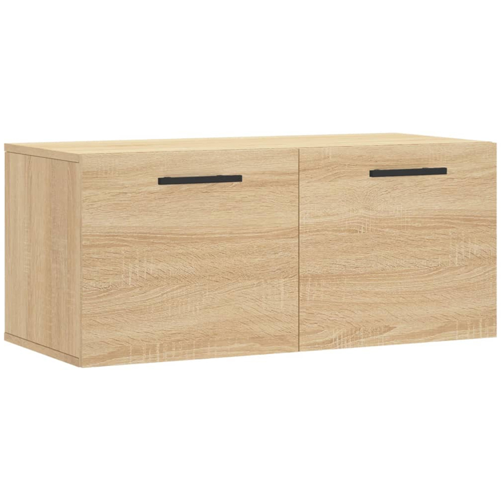 vidaXL 2 Door Sonoma Oak Wall Cabinet Image 2
