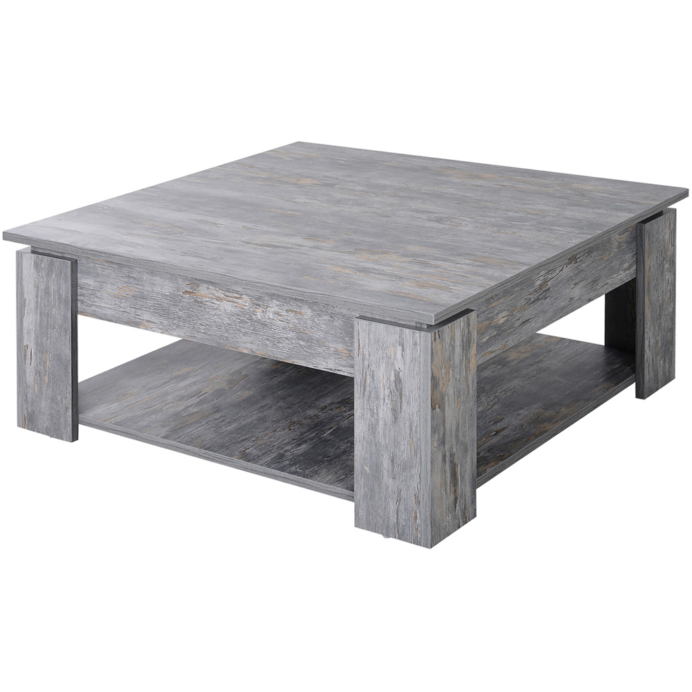 Portland 2 Tier Grey Coffee Table Image 2