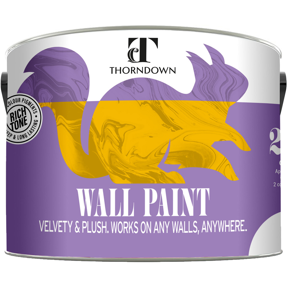 Thorndown Walls and Ceilings Adonis Blue Matt Paint 2.5L Image 2