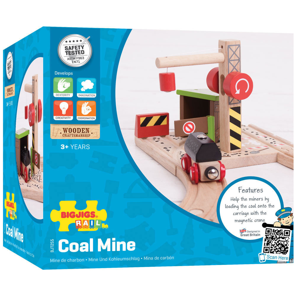 BigJigs Toys Rail Coal Mine Image 1