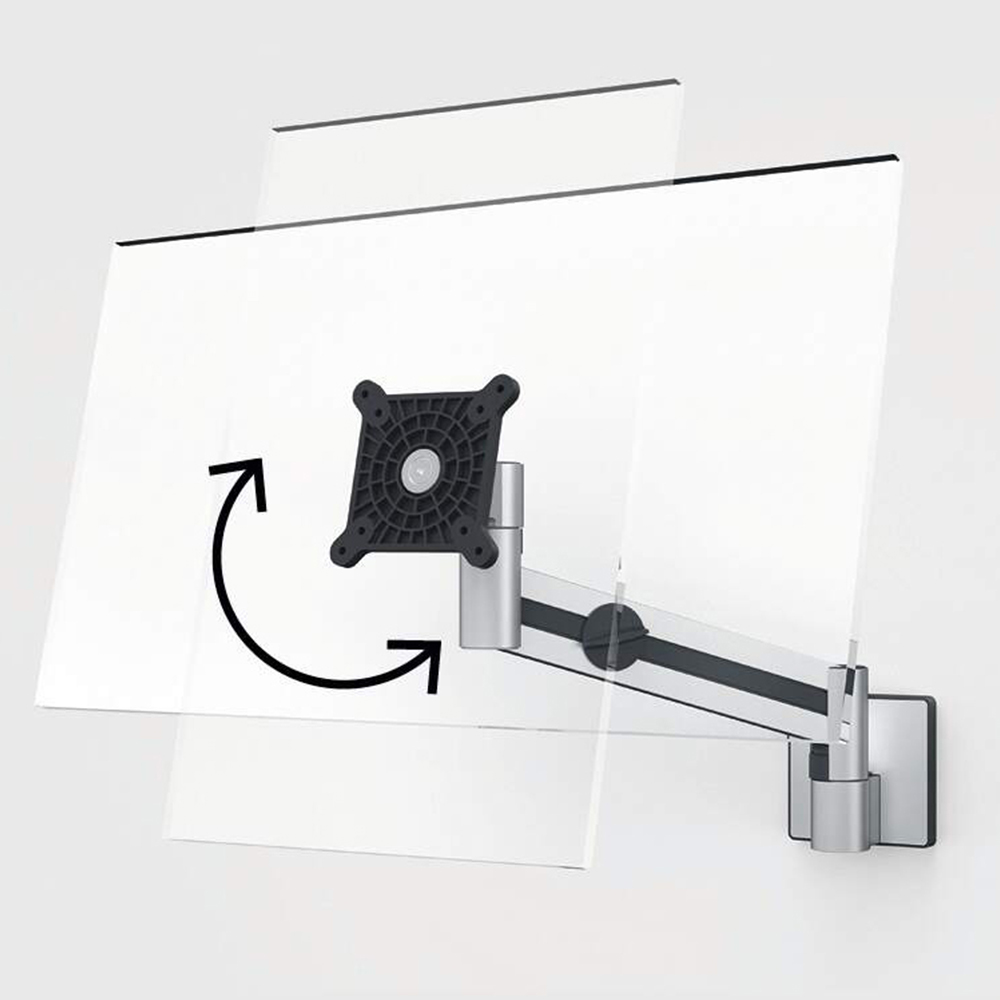 Durable Arm Monitor Mount Pro Wall Mounted Attachment for 1 Screen Image 4