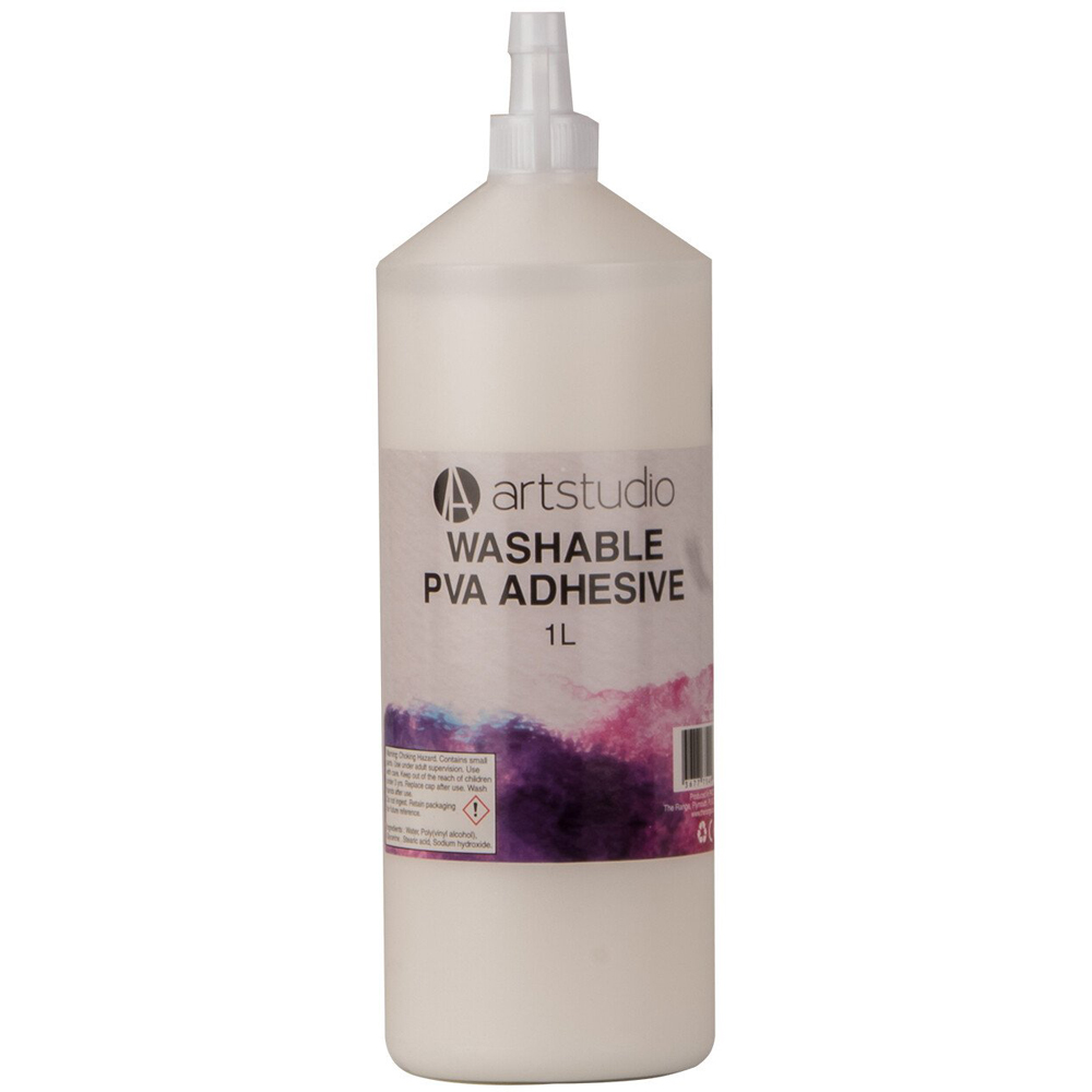 Art Studio Washable PVA Adhesive White 1L Image