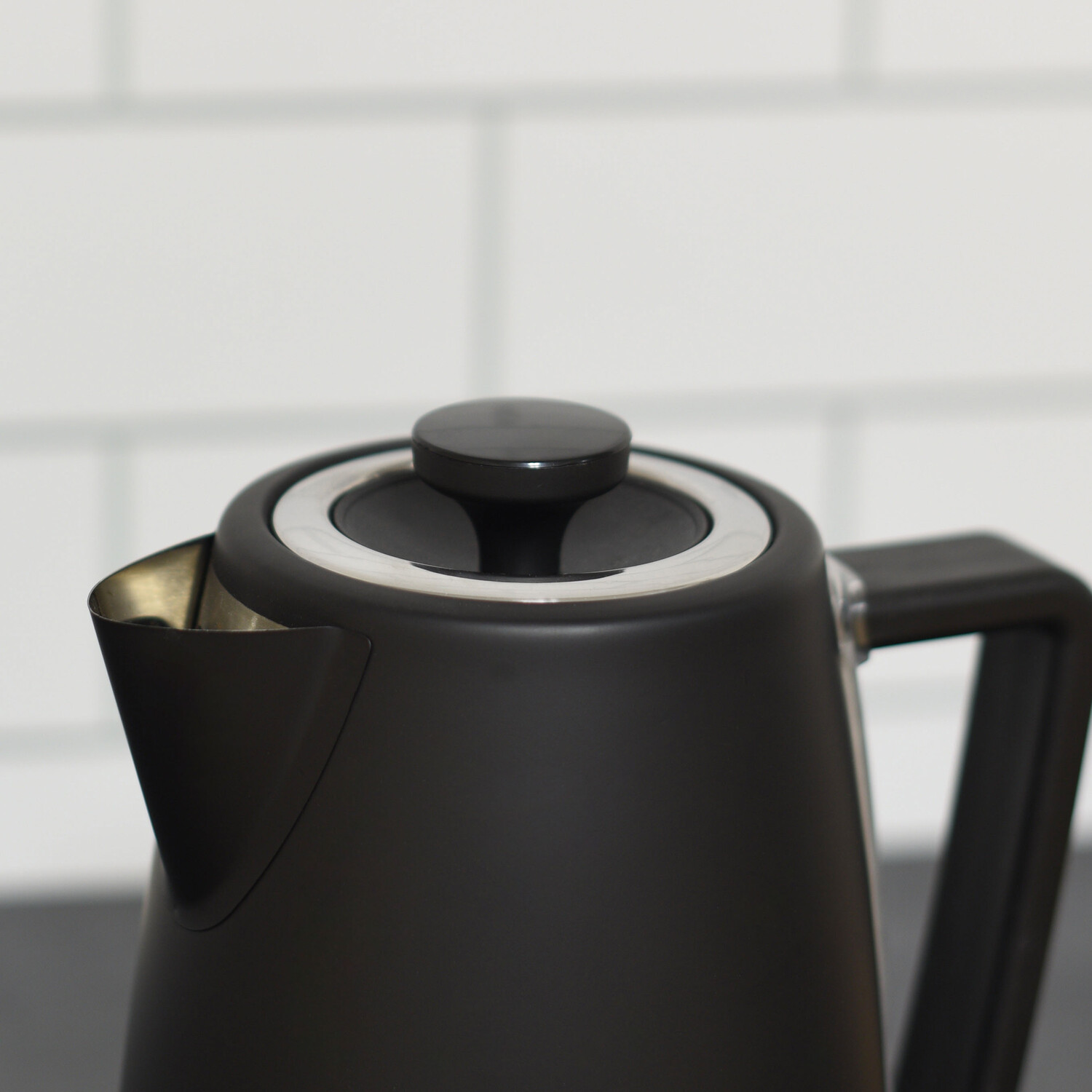 Kitchen Master Matt Black 1.7L Kettle Image 3