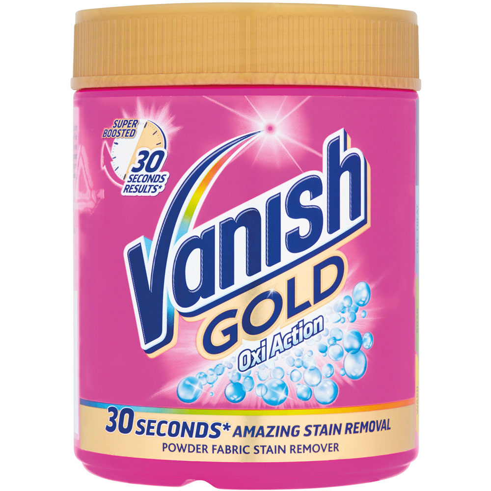 Vanish Gold Oxi Action Fabric Stain Remover Laundry Powder 470g Image 1