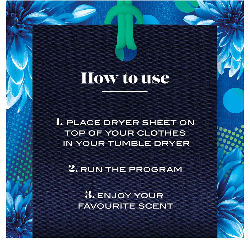 Comfort Intense Tumble Dryer Sheets Fresh Sky 20 Sheets Wilko