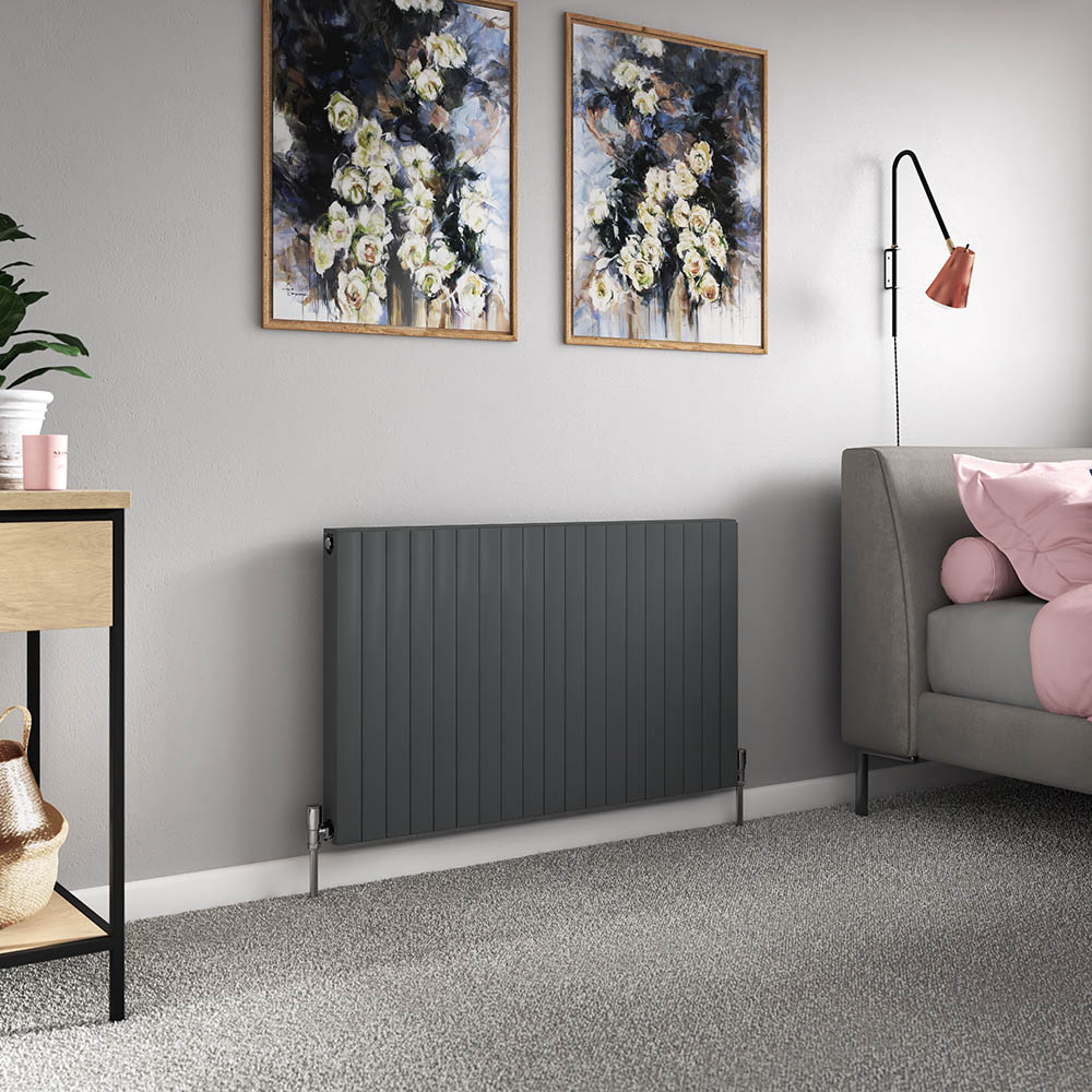 Henrad Silhouette Slate Grey K2 Concept Radiator 600 x 400mm Image 2