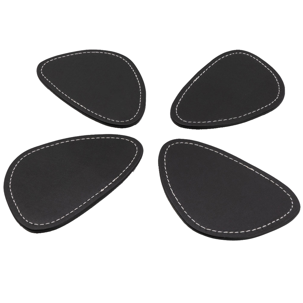 Candlelight Faux Leather Coasters 4 Pack Image 2