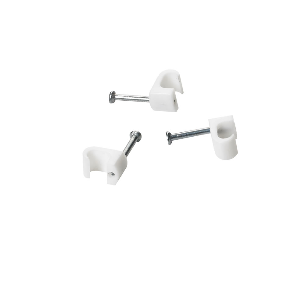 Core Electrics 20 pack Cable Clips Wilko