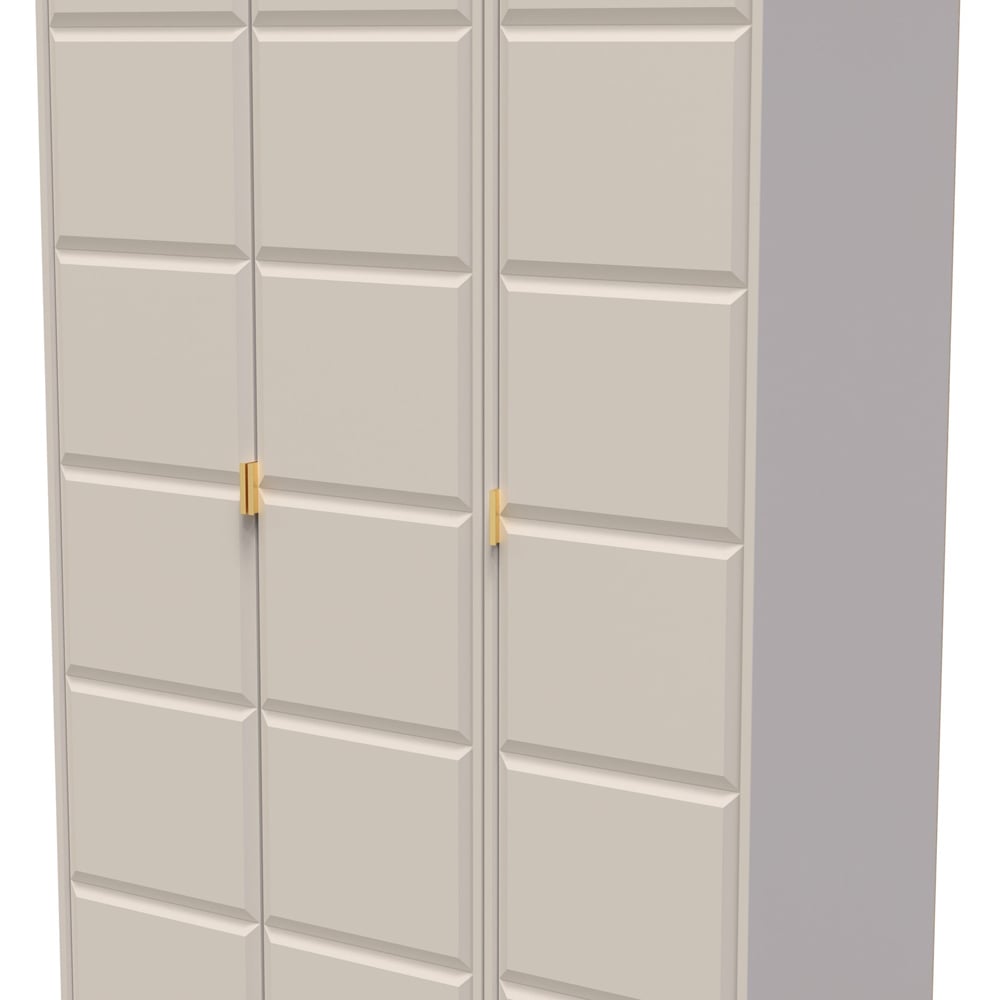 Crowndale Cube 3 Door Matt Kashmir Wardrobe Ready Assembled Image 6