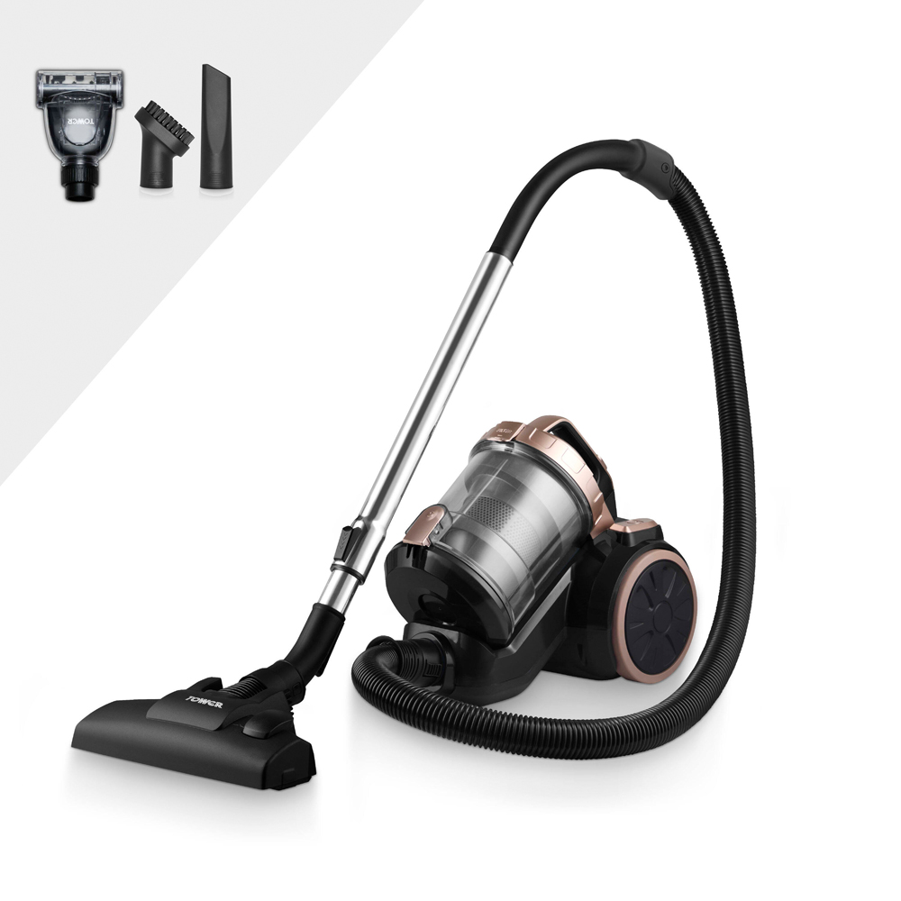 Tower RXP10 PET Rose Gold Multi Cyclonic Cylinder Vacuum Cleaner 800W Image 3
