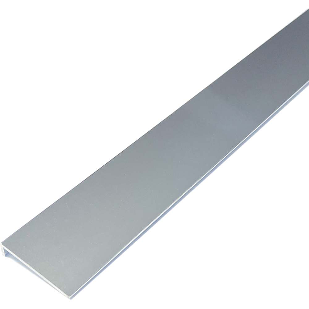 Wetwall Alloy Matt Silver Edge Profile 3050mm Image 1