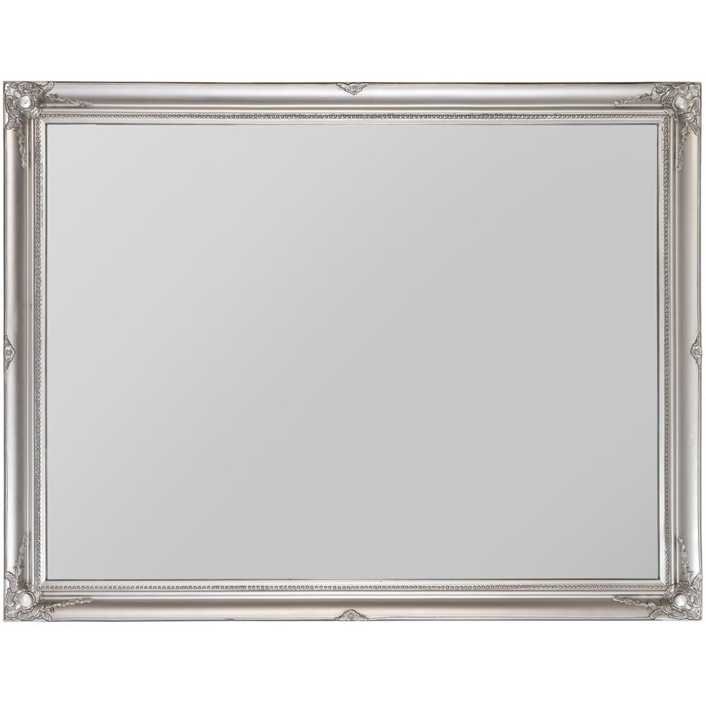 MirrorOutlet Hamilton Vintage Silver Antique Wall Mirror 117 x 91cm Image 3
