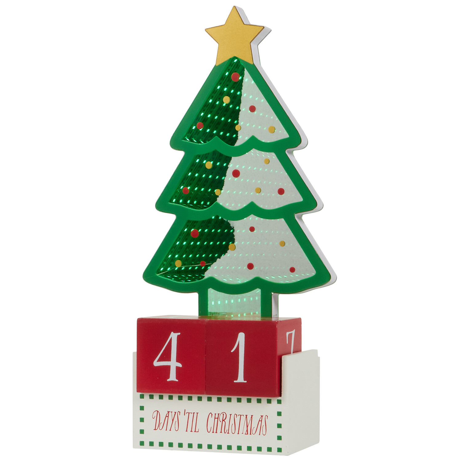 Infinity LED Christmas Countdown Green Image 2