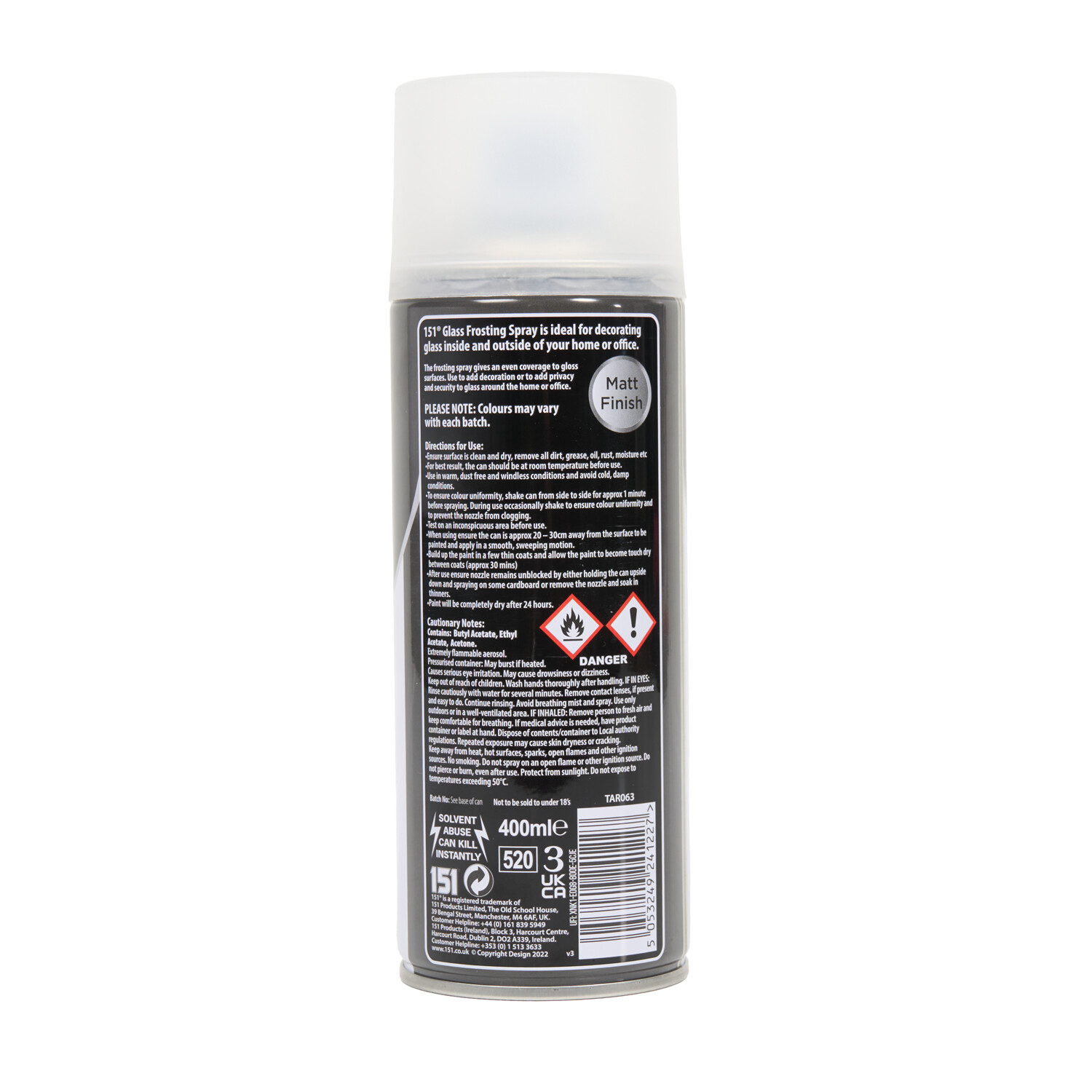 Glass Frosting Spray Paint Image 2