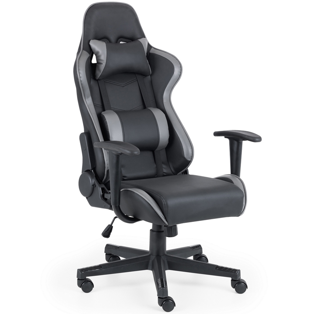 Julian Bowen Comet Black and Grey Gaming Chair Image 2