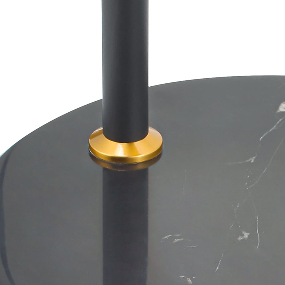 Living and Home Adjustable Arch Floor Lamp with Wood Tray Image 5