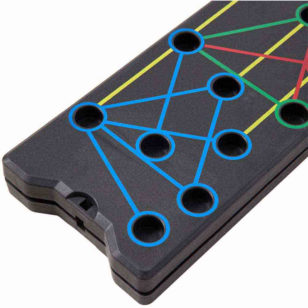 H&O Direct 15-in-1 Black Multi-Function Foldable Push Up Board Image 5