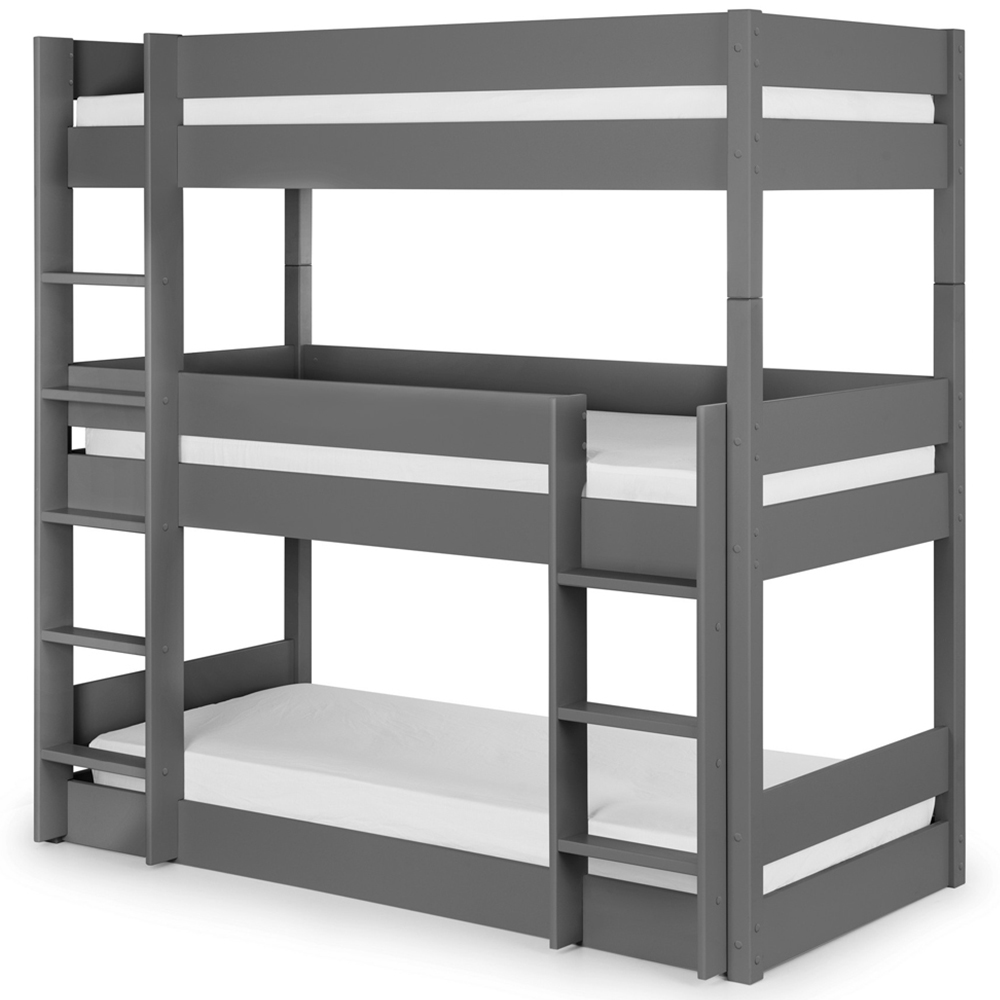 Julian Bowen Trio Anthracite Triple Sleeper Bunk Bed Image 3