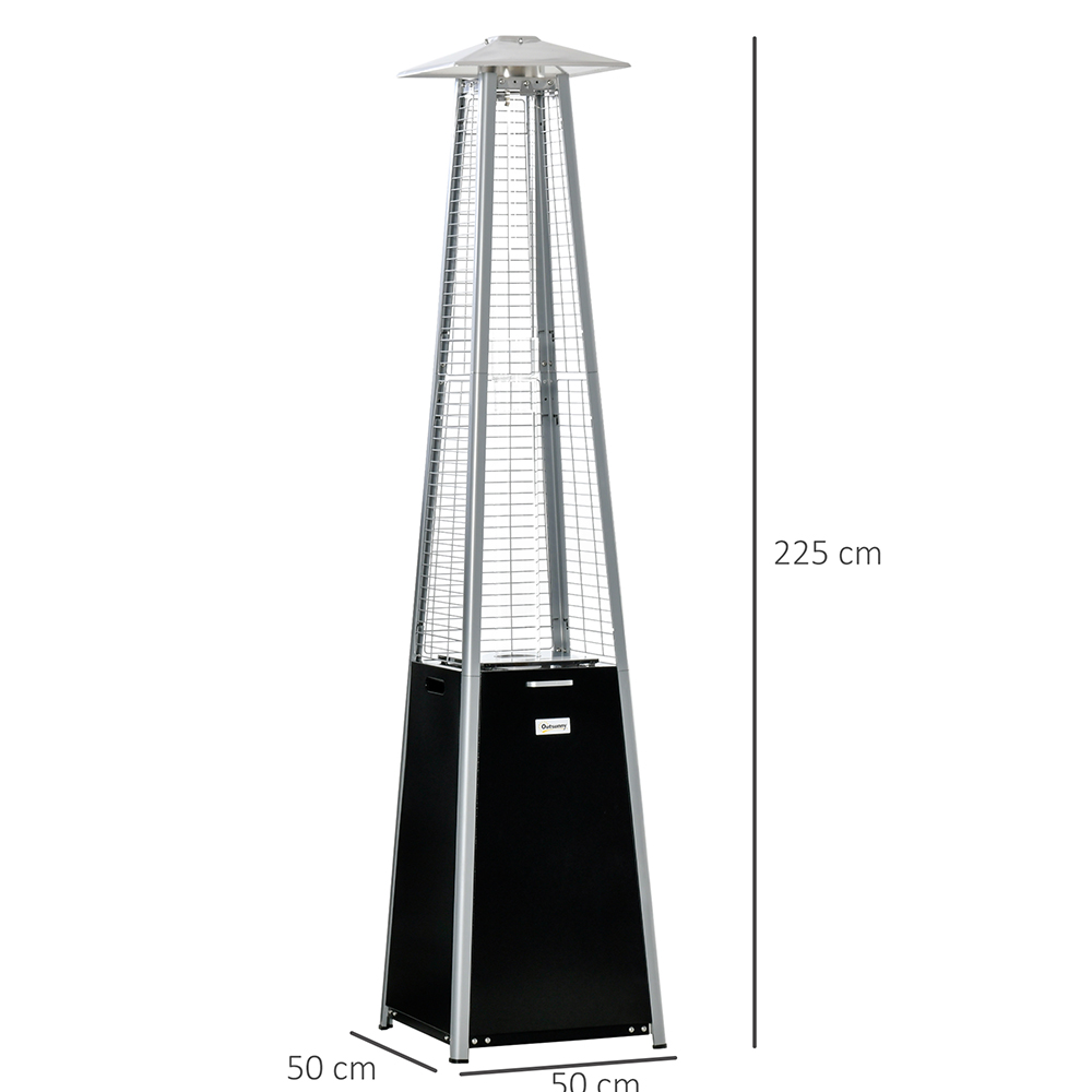 Outsunny Pyramid Outdoor Gas Heater 11.2KW Wilko