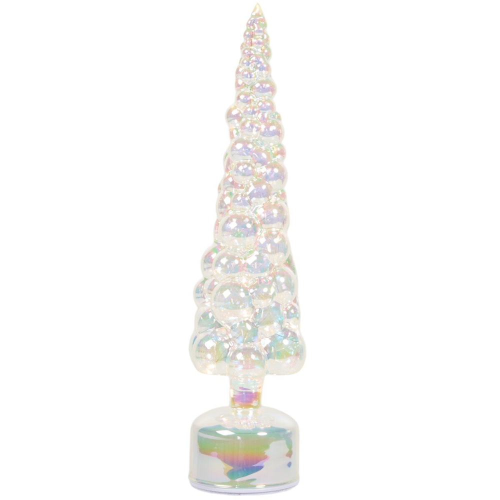 Glass Bubble Tree DecorationWhite Image 2
