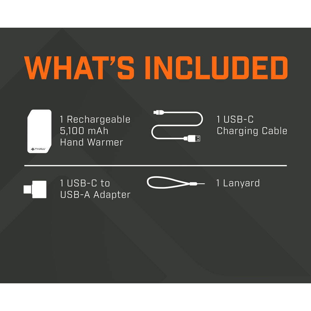 Thaw 5K Rechargeable Compact Hand Warmer with Flashlight and 5100mAh Power Bank Image 8