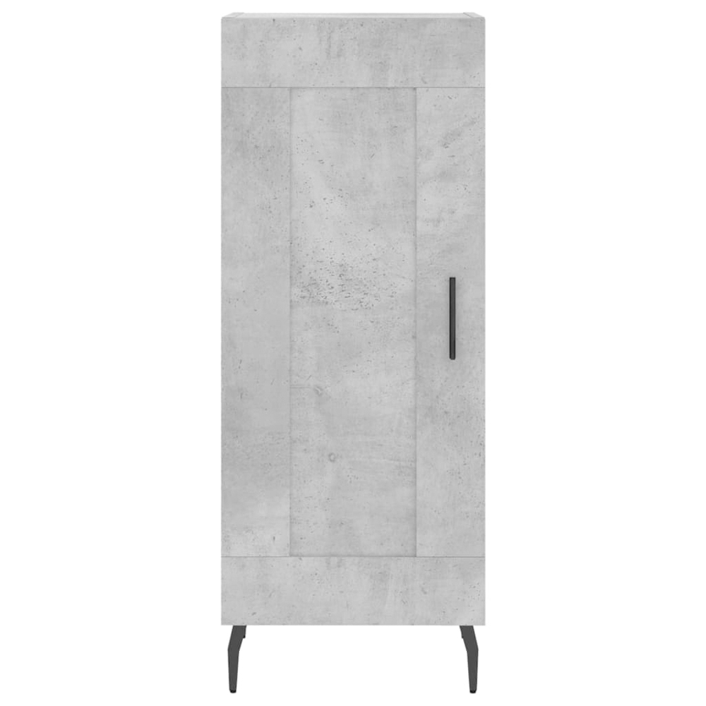 vidaXL 2 Door Concrete Grey Highboard Image 8