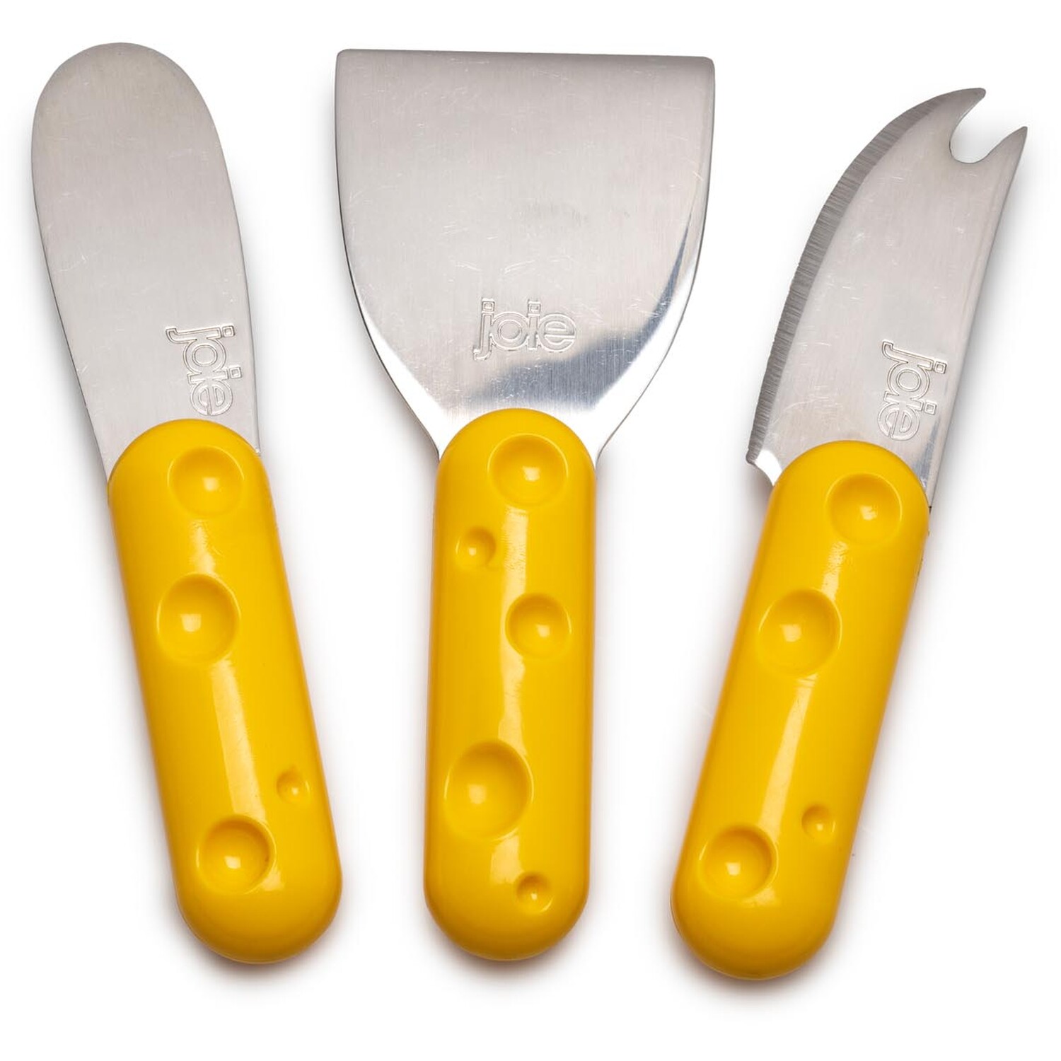 Set of 3 Mini Cheese Tools - Yellow Image 1
