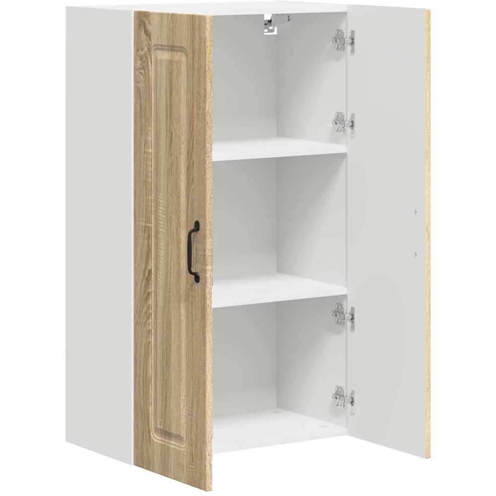 vidaXL 2 Door Sonoma Oak Kitchen Wall Cabinet Image 5
