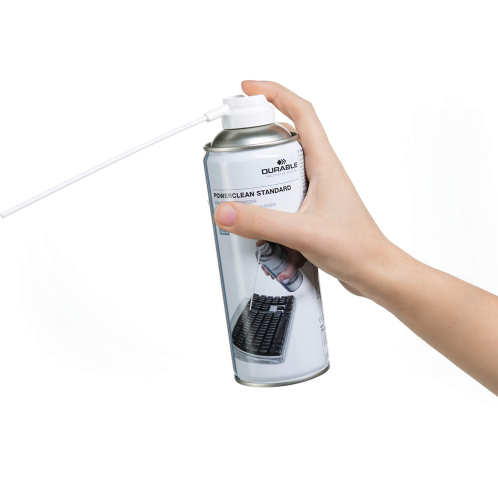 Durable POWERCLEAN Standard Pressurised Gas Cleaner 400ml Image 5