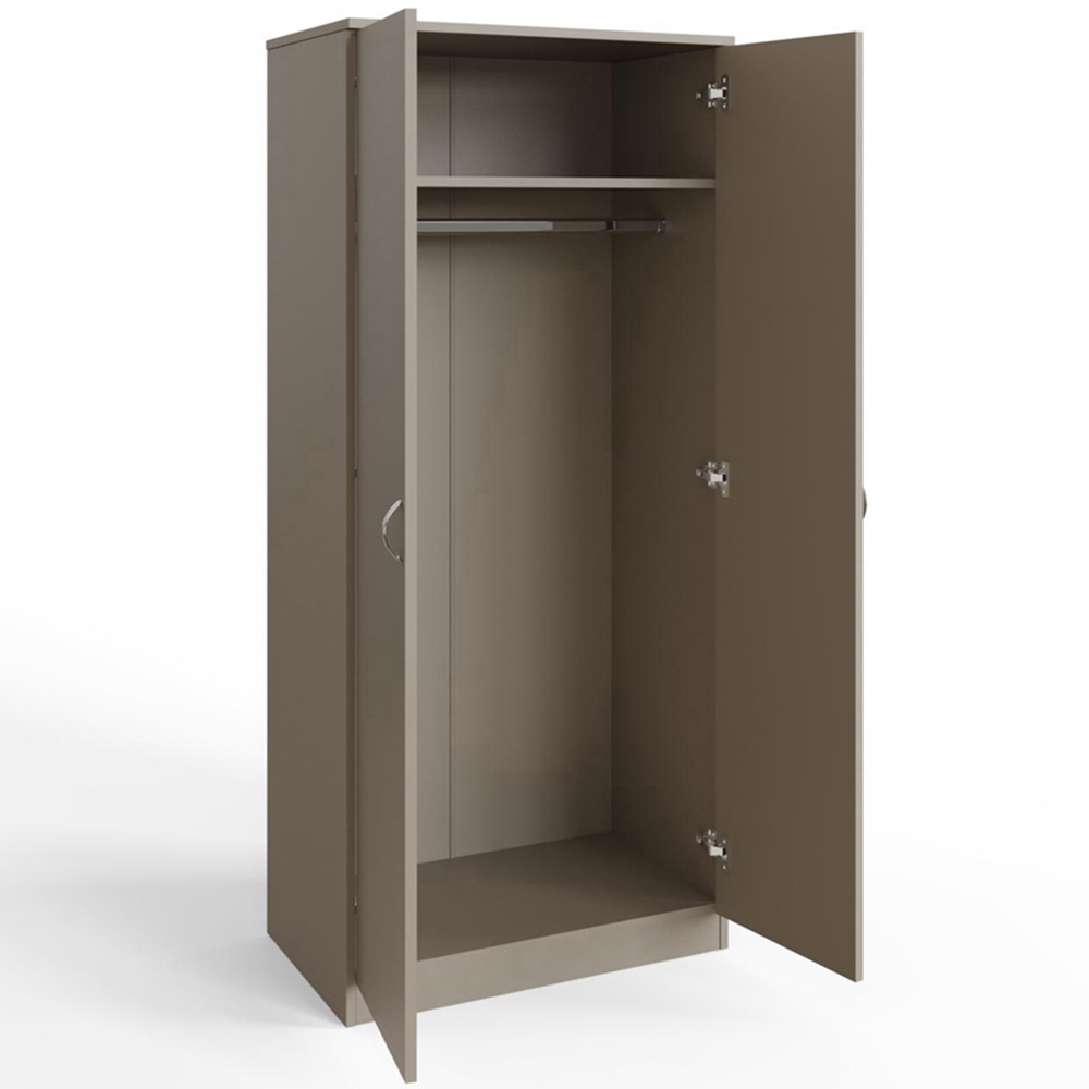 FWStyle Promo 2 Door Putty Wardrobe Image 3