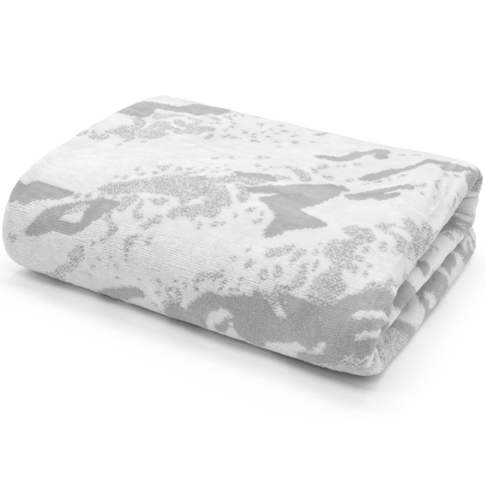 Velosso Marble Silver Hand Towel Set of 2 Image 3