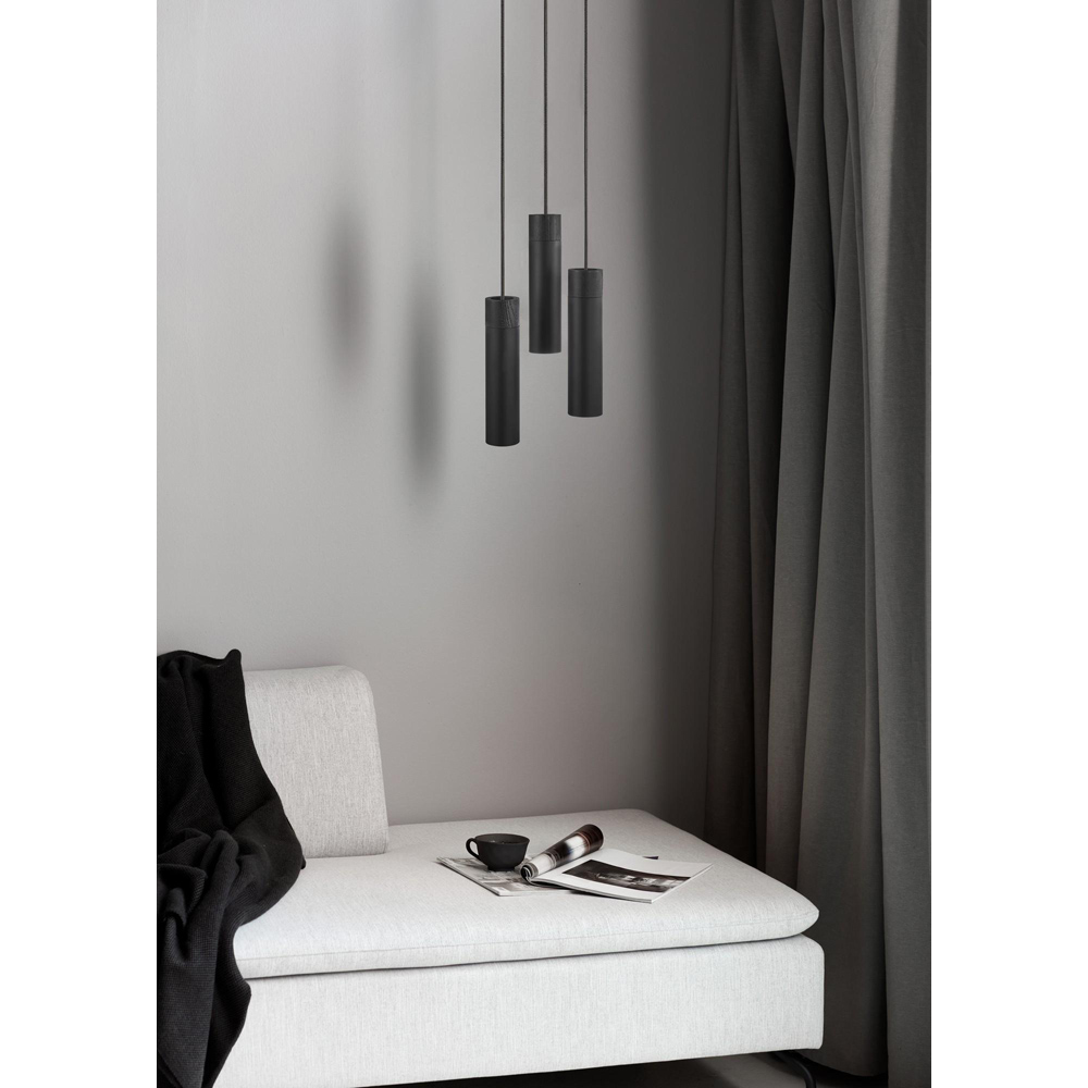 Nordlux Tilo 3-Spot Black Pendant Light Image 2