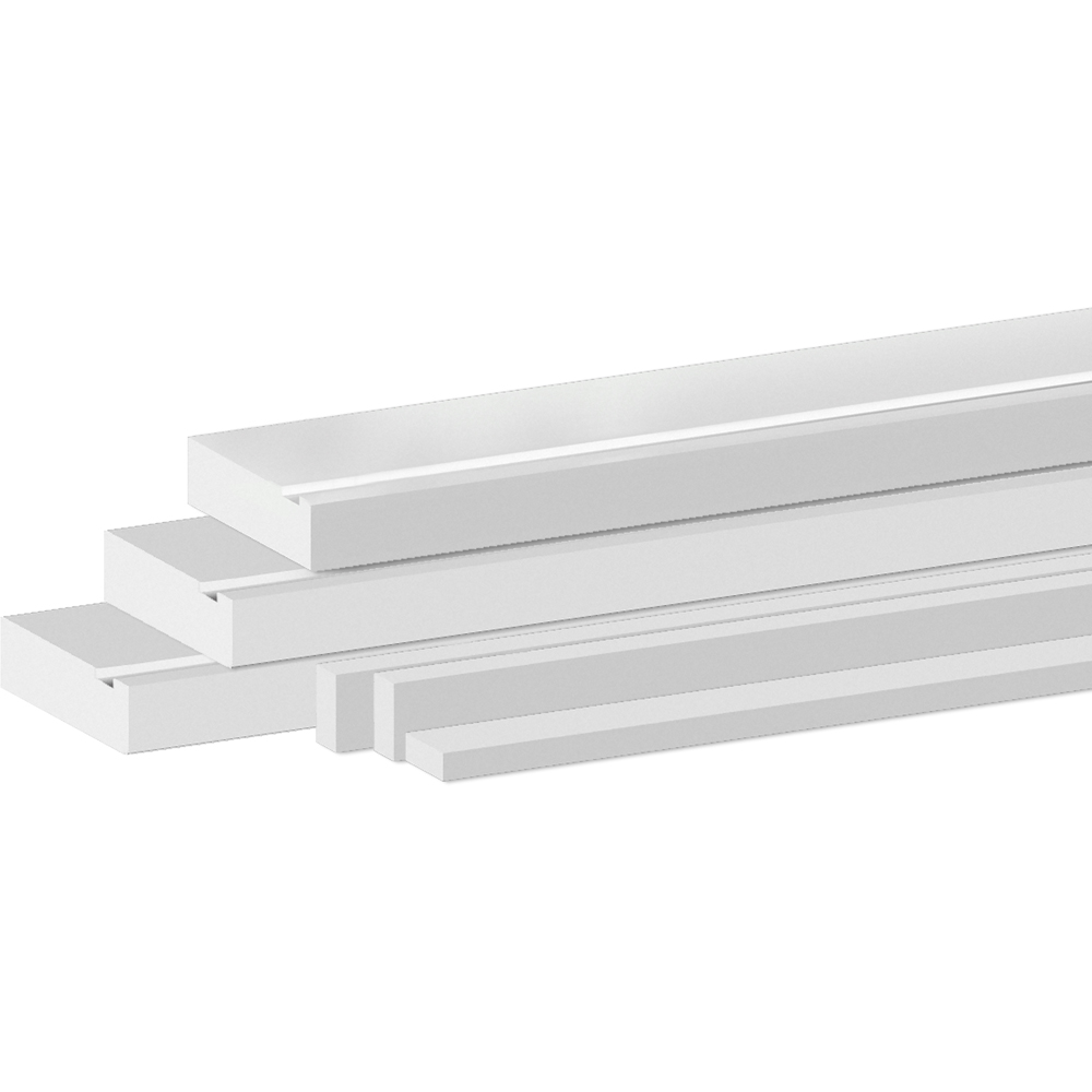 JB Kind Universal Hardwood White Primed FD30 Fire Internal Door Lining Set 2070 x 108mm Image 3