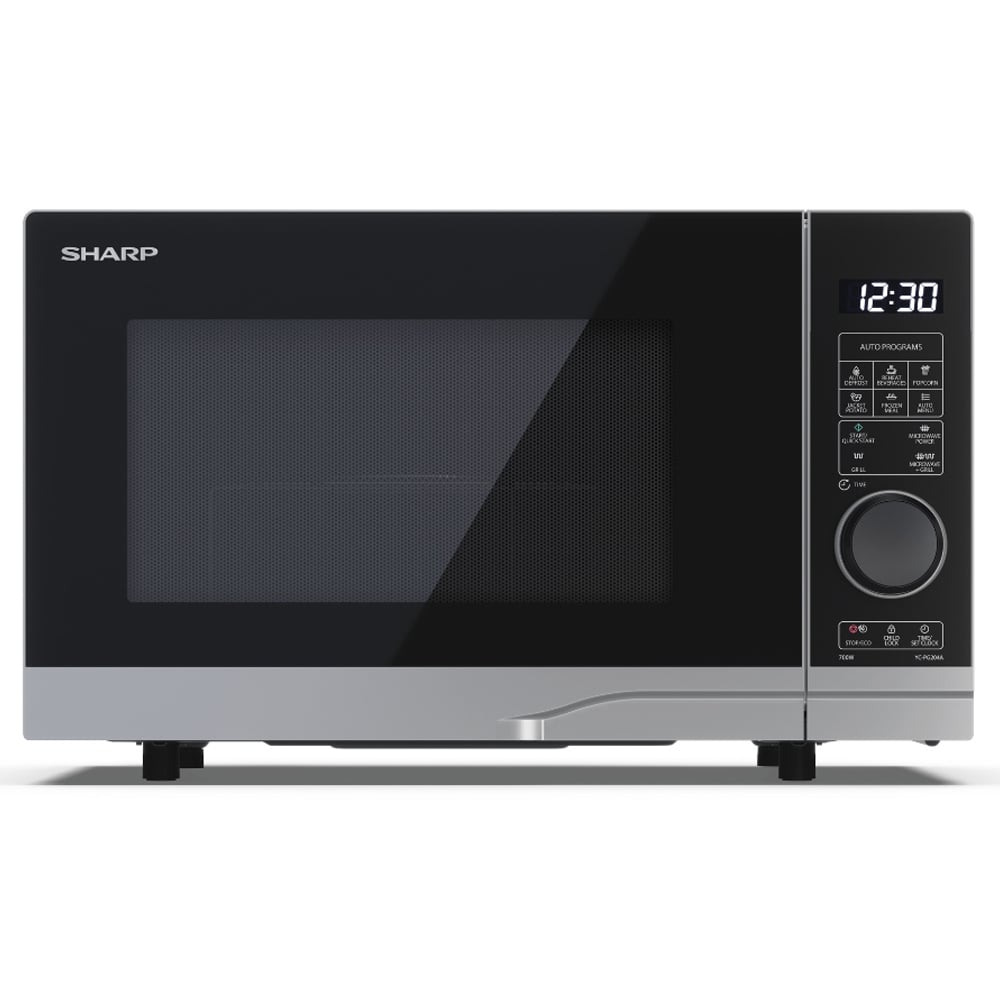 Sharp YC-PG204AU-S 20L Grill Jog Dial Microwave 700W Image 1