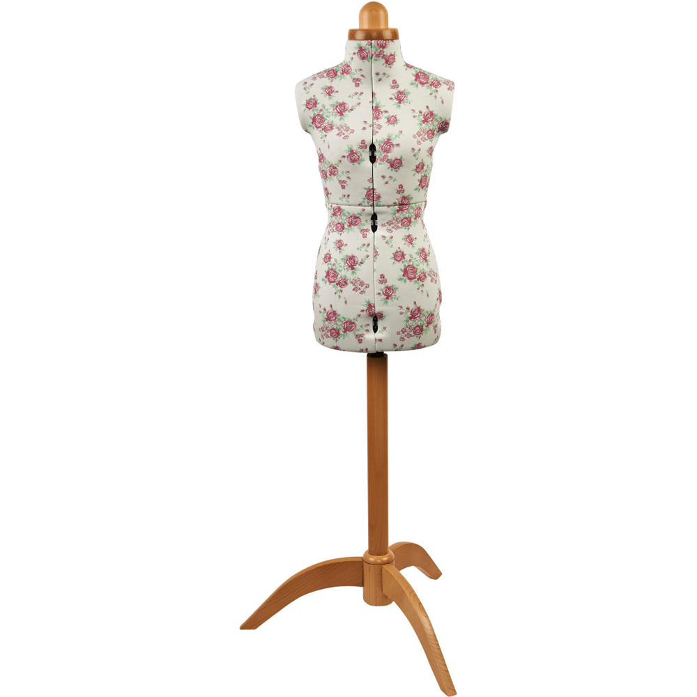 Sewing Online 5912P Rosebuds Adjustable 8-Part Dressmakers Dummy with Hem Marker Petite Image 2