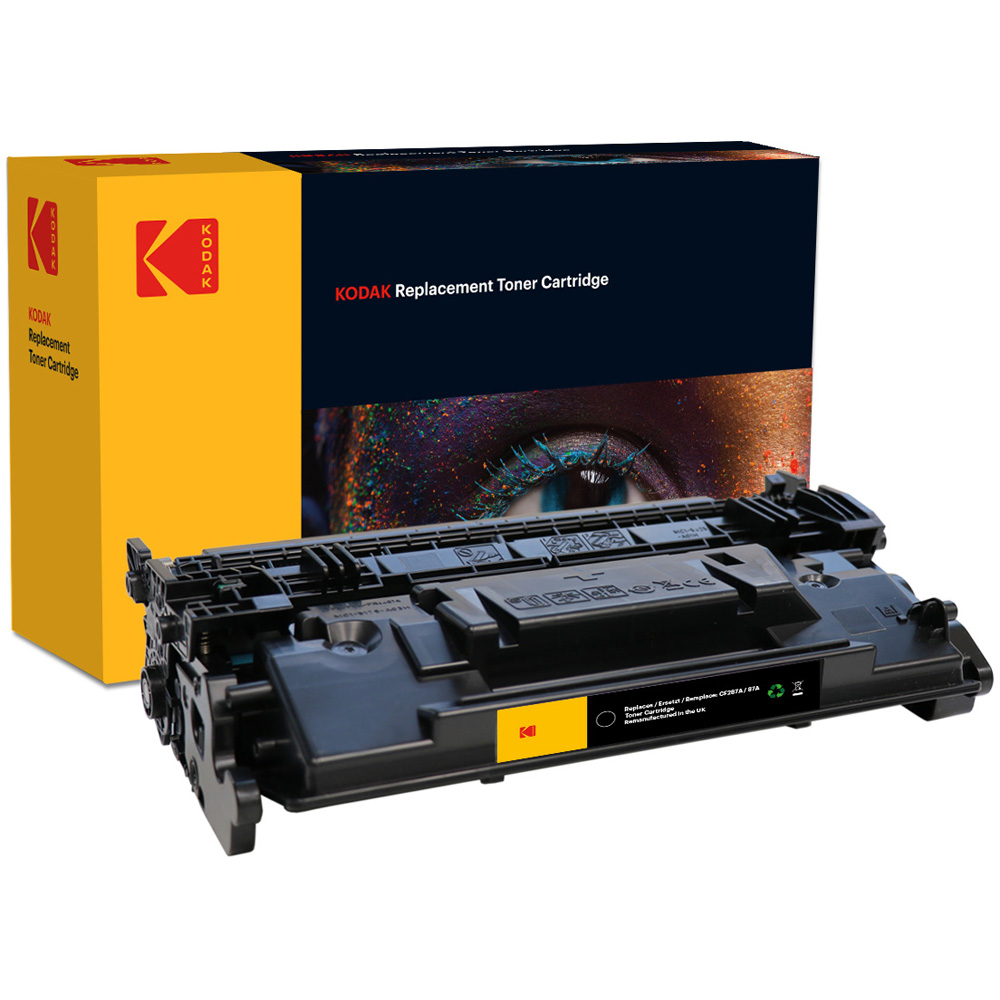 Kodak HP CF287A Black Replacement Laser Cartridge Image 1