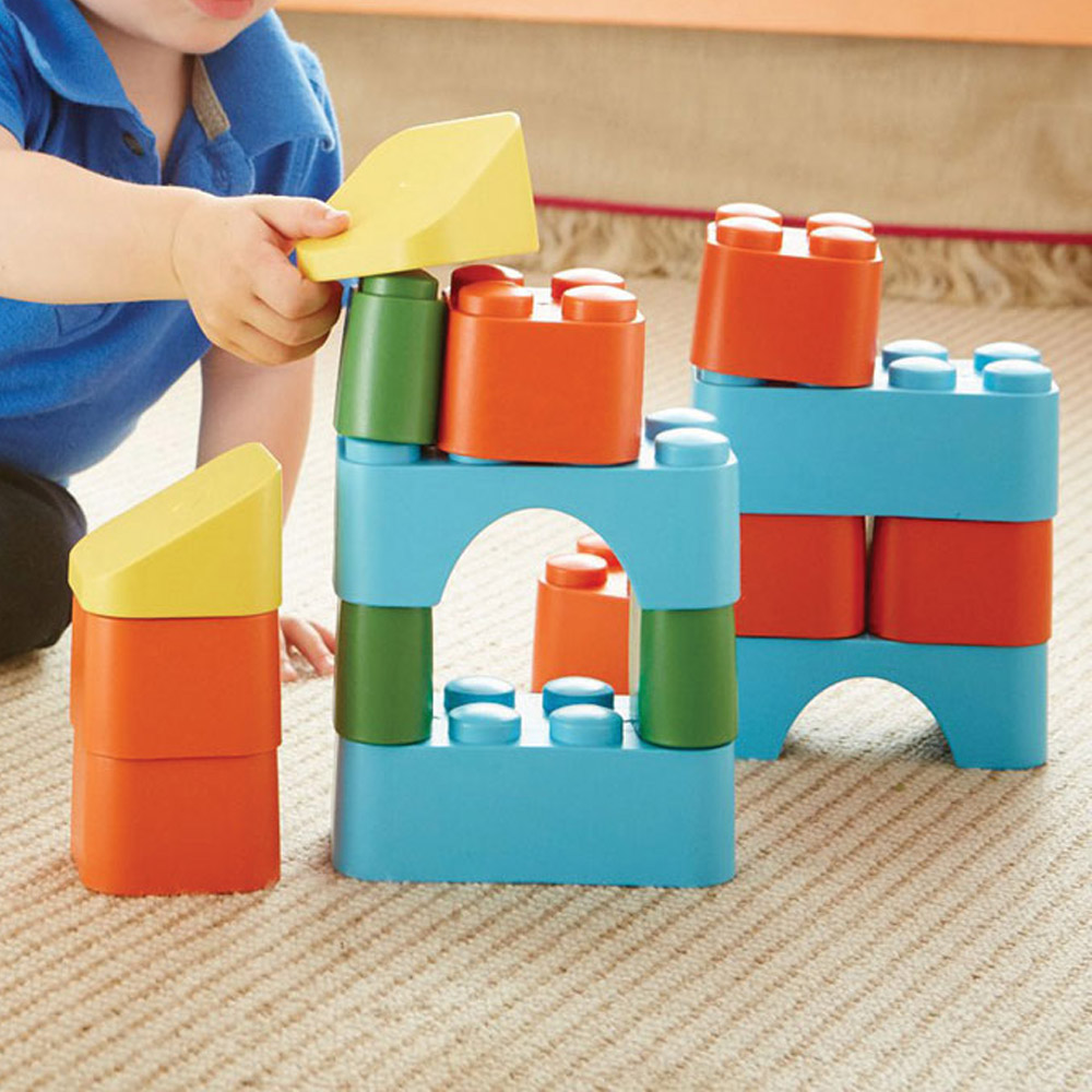 BigJigs Toys Green Toys Building Blocks Set Image 6
