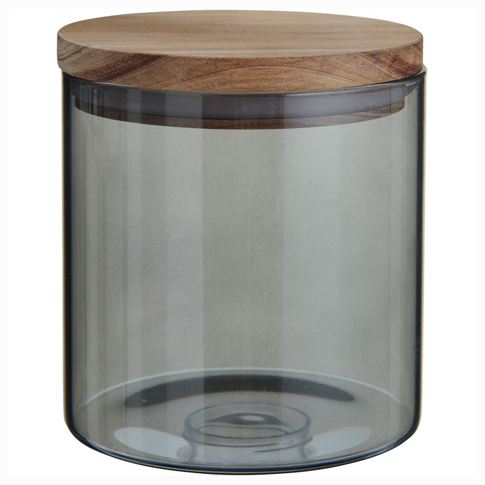 Wilko Smoke Medium Storage Jar Image 1