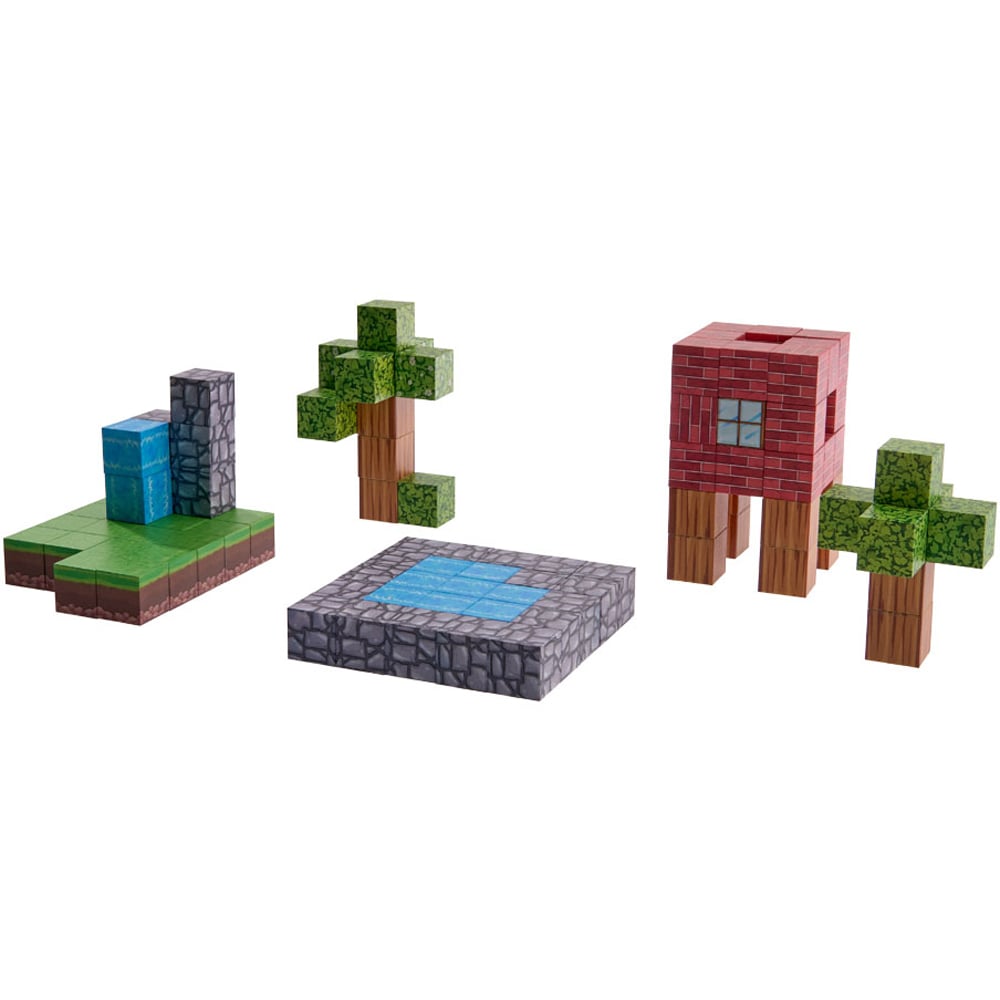 Tommy Toys 100 Piece Style A Magnetic Building Cube Set Image 3