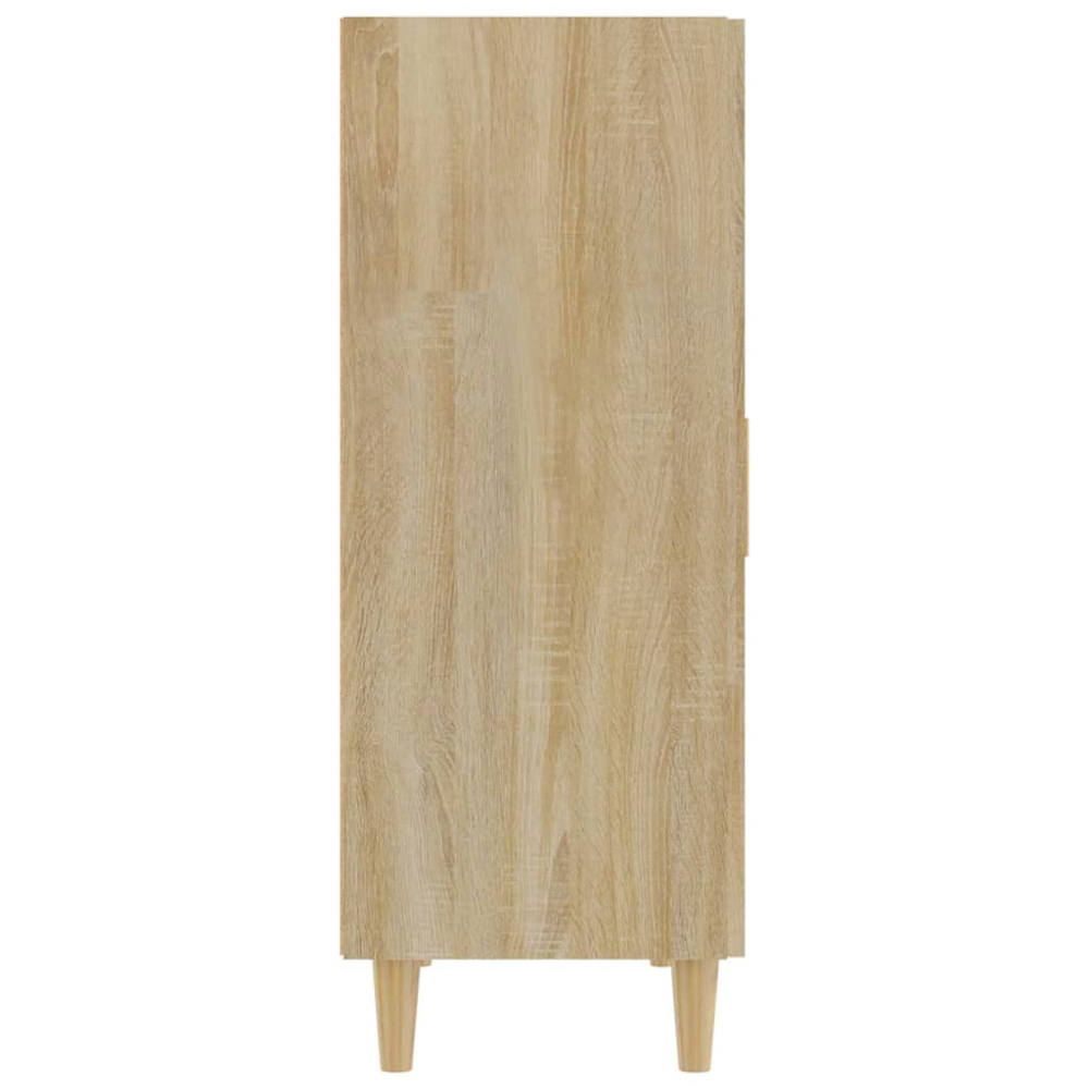 vidaXL 2 Door Sonoma Oak Sideboard Image 4