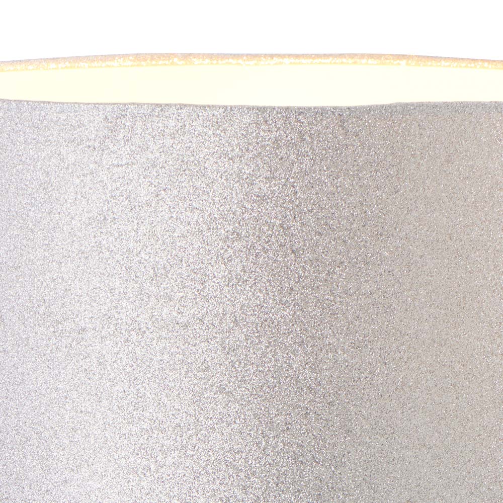 Wilko Silver Glitter Floor Lamp Image 5