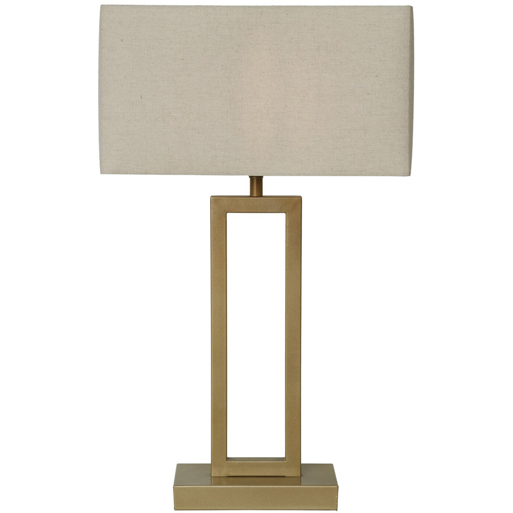 Kaisley Table Lamp - Neutral and Gold Image 3