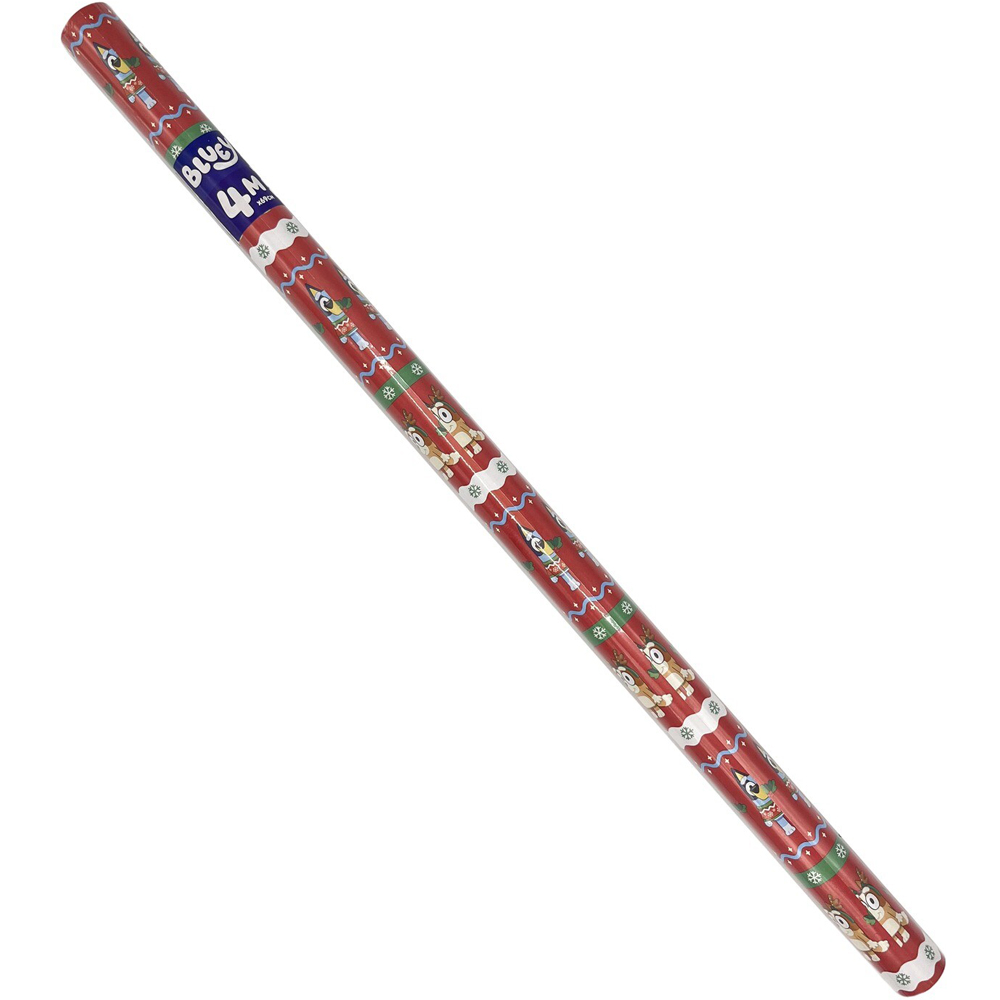 Bluey Gift Wrap 4m - Red Image 2