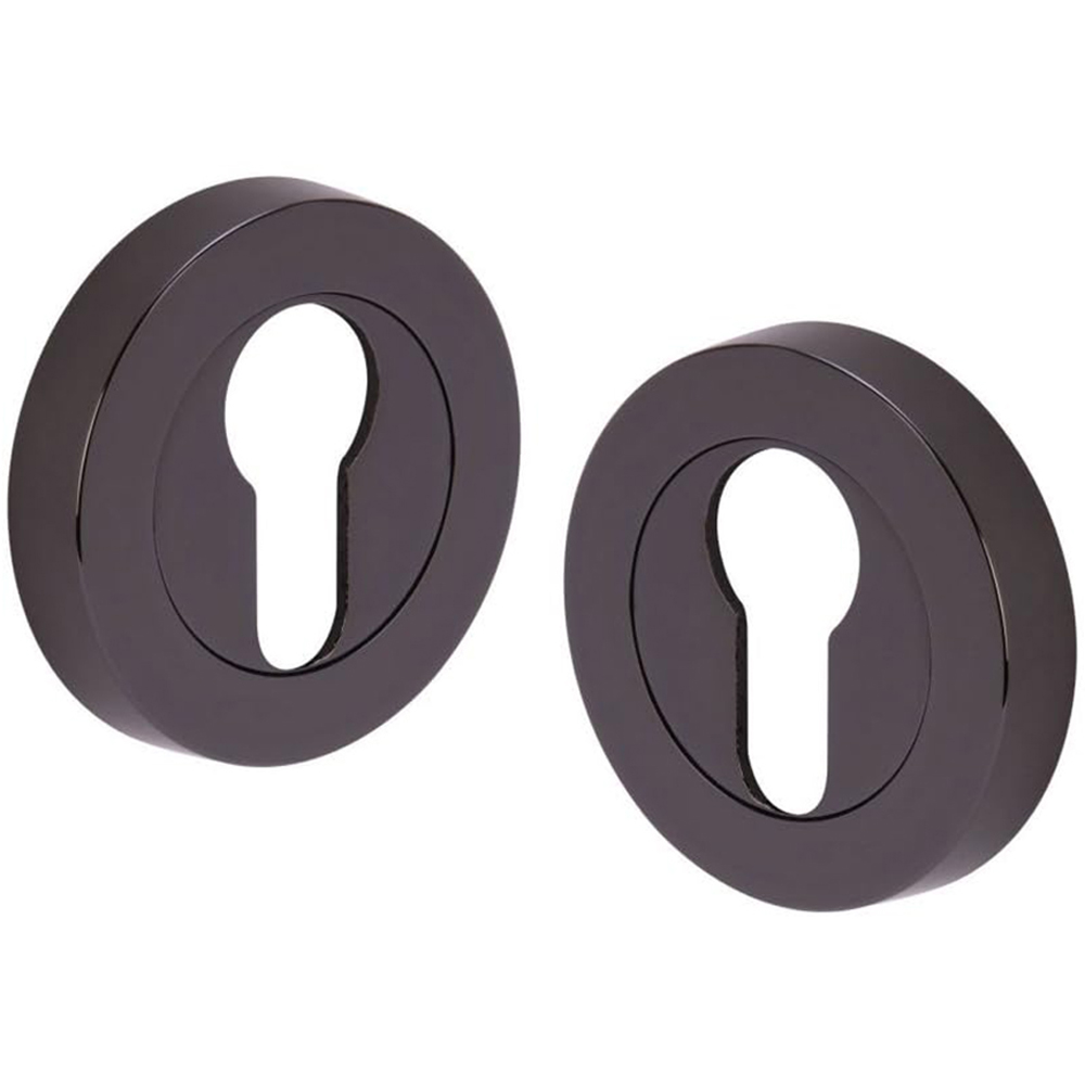 Golden Grace Black Nickel Door Key Hole Image