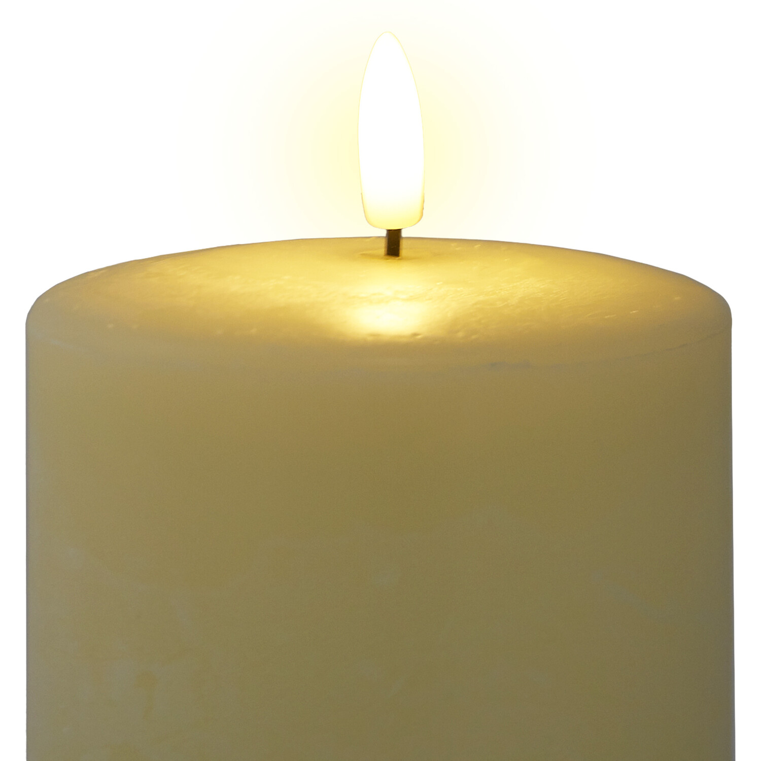 Domed LED Candle - Natural / 10cm Image 4