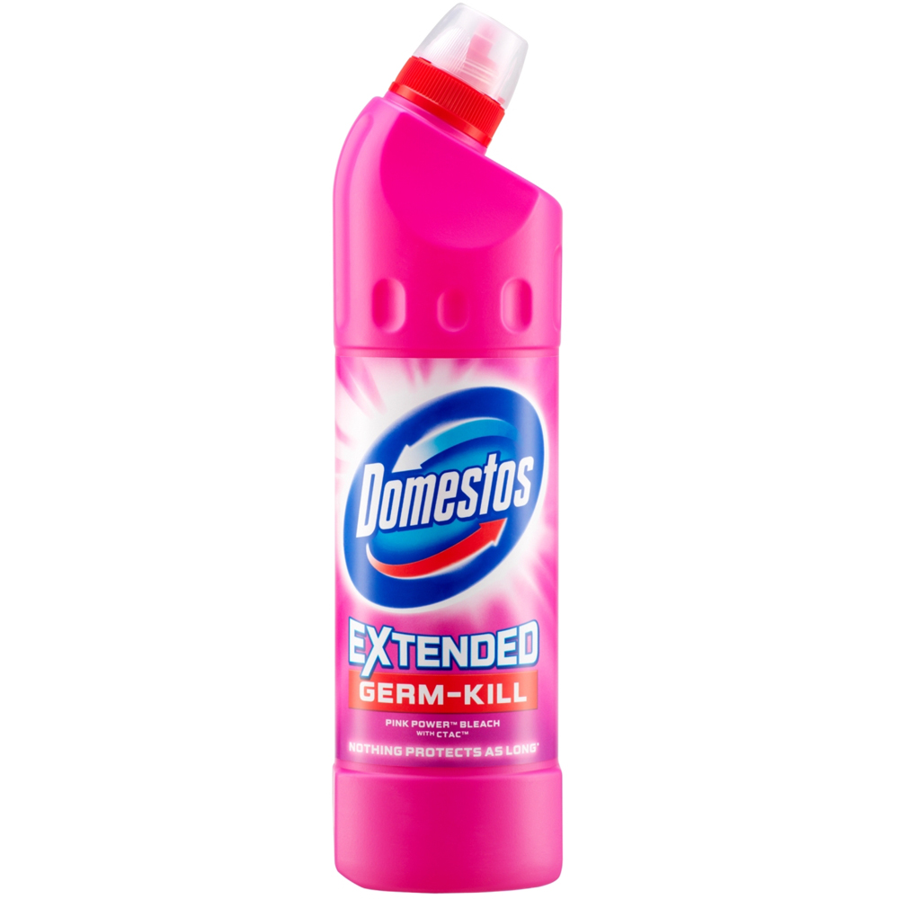 Domestos Extended Germ Kill Pink Thick Bleach 750ml Image