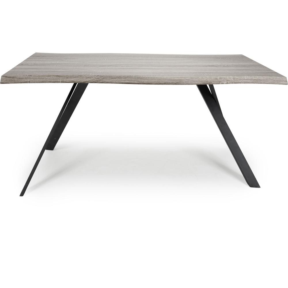 Narvik 4 Seater Medium Curved Dining Table Image 6
